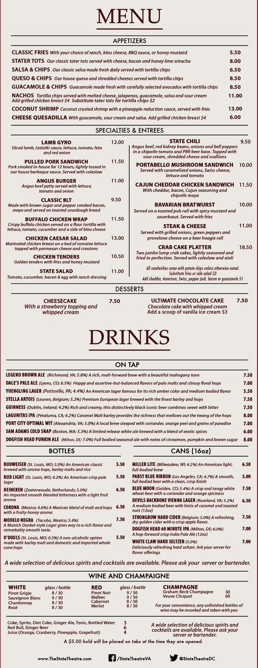 Menu Menu